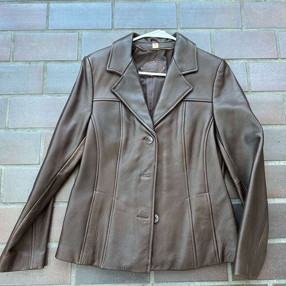 Vintage Women's Leather Jacket, by Wilson's Leather, Size Medium